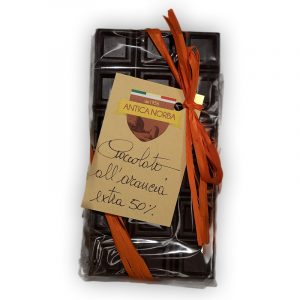 Tavoletta di cioccolato extra arancia - 100g