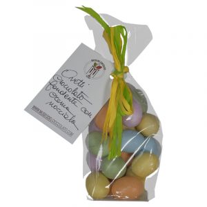 Ovetti Confettati Cioccolato fondente ripieni Nocciola - 180g